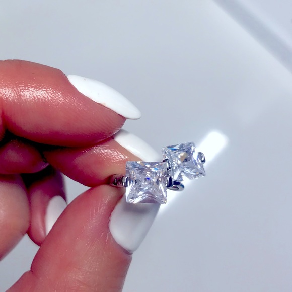 🌟 Hoop Huggie Earrings sterling silver - Picture 4 of 4